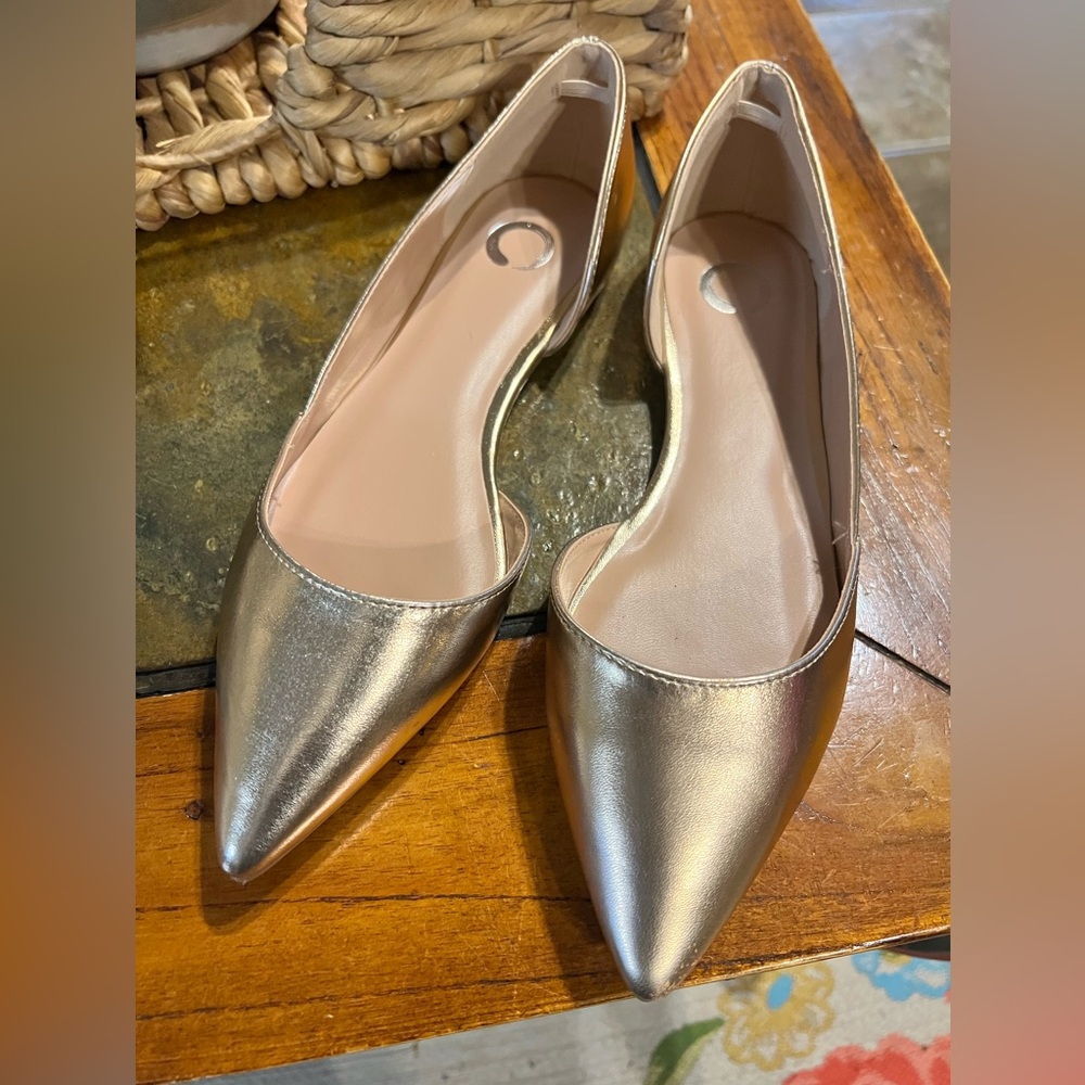 NEW Metallic Gold Ballet Flats